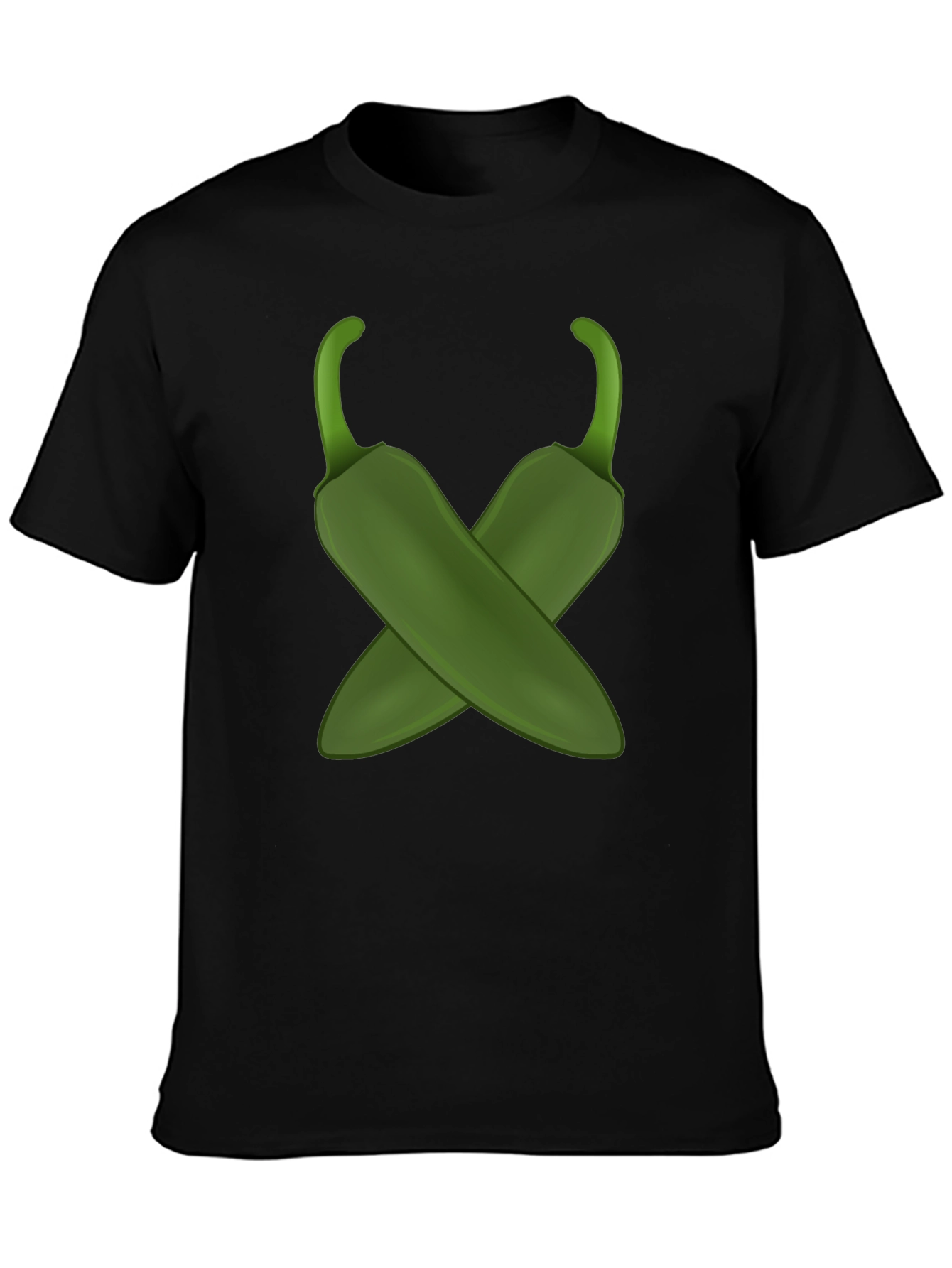 Spicy Jalapeno Pepper Cross Graphic Tee