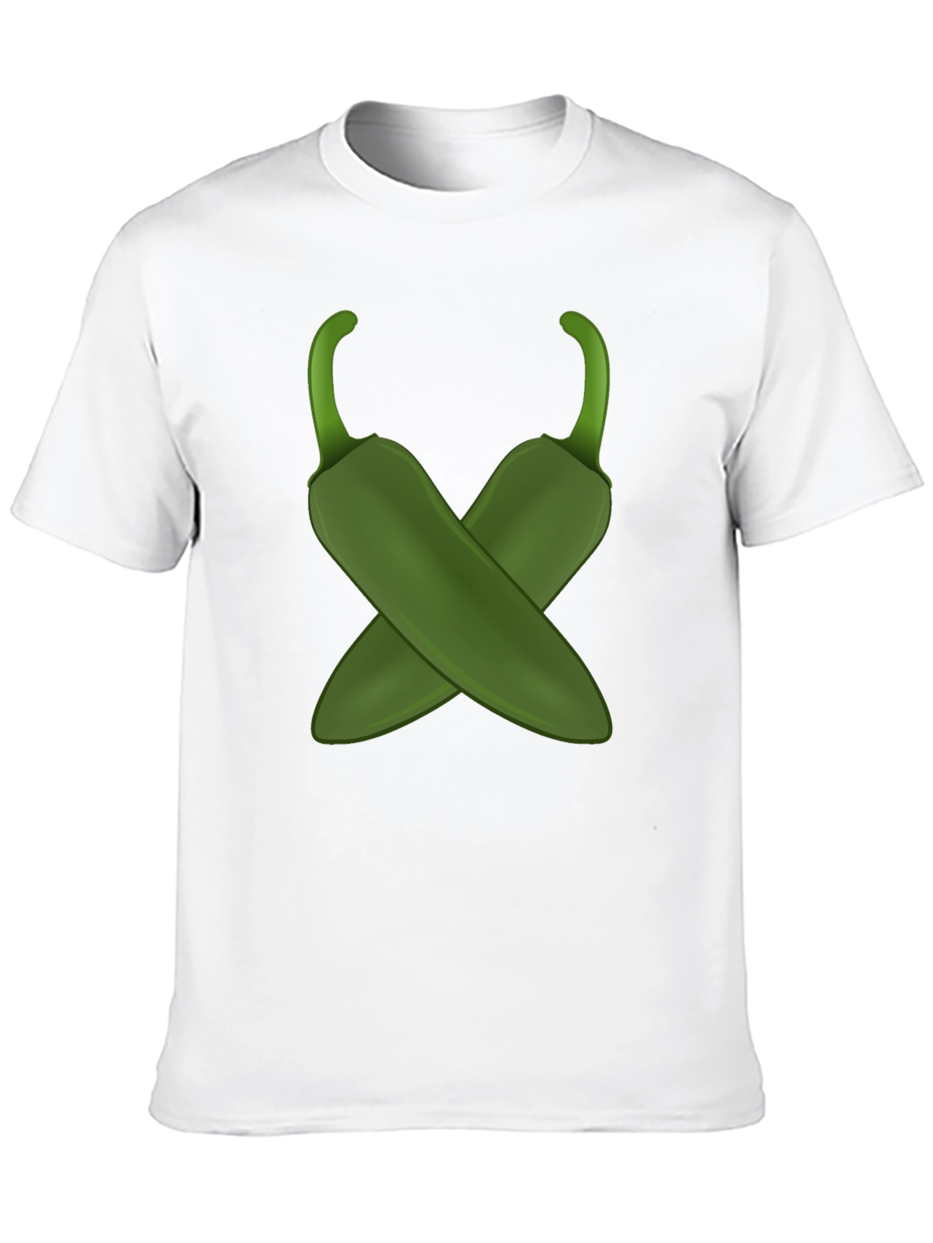 Spicy Jalapeno Pepper Cross Graphic Tee