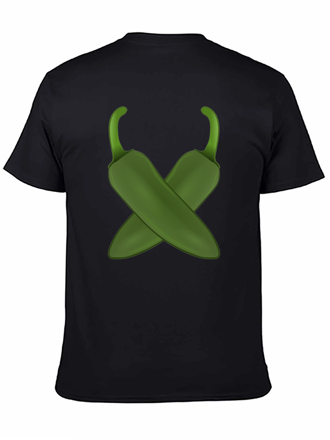 Spicy Jalapeno Pepper Cross Graphic Tee