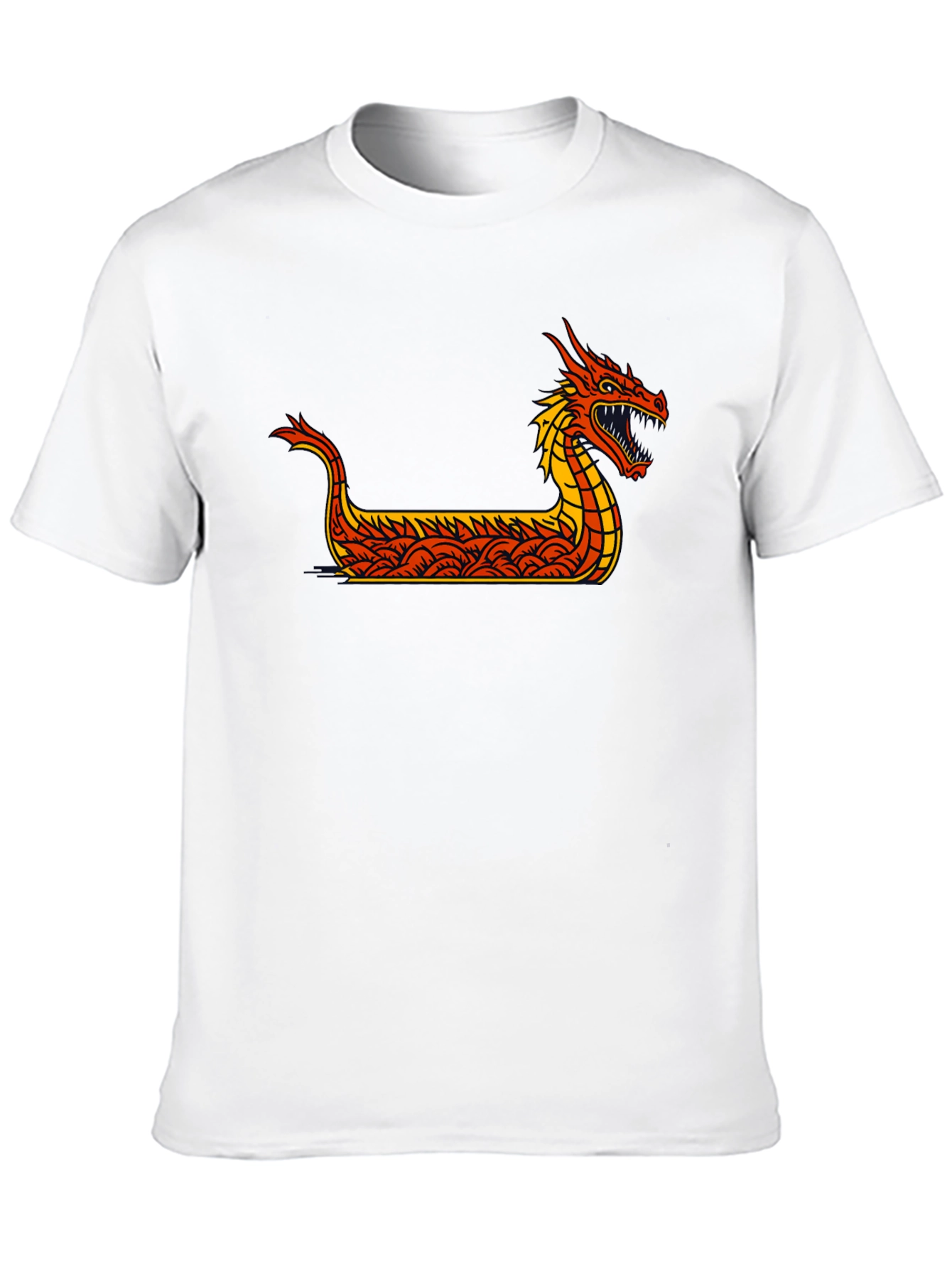 Dragon Boat Graphic Tee - Black