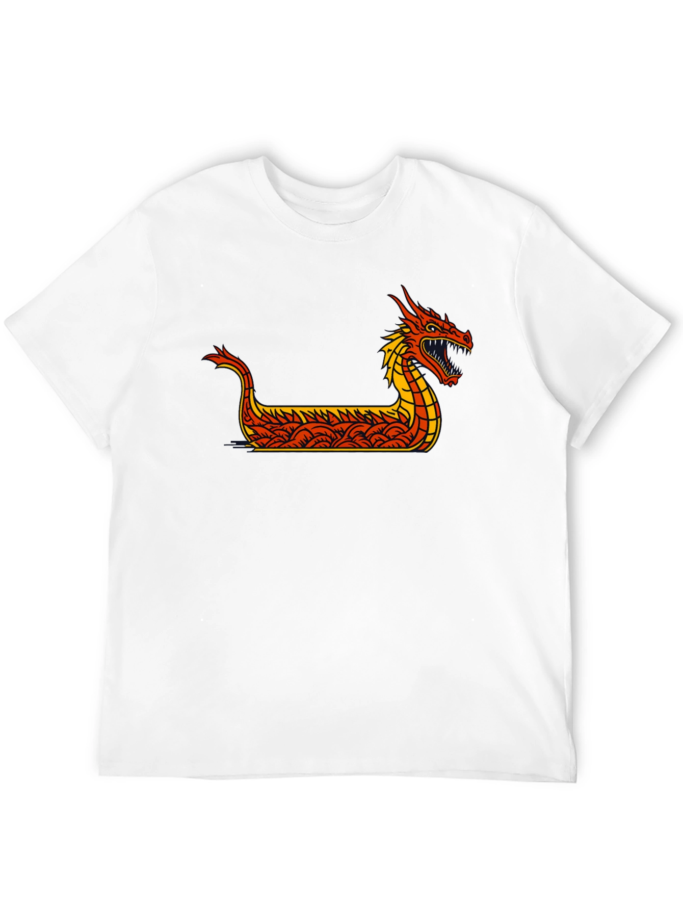 Dragon Boat Graphic Tee - Black