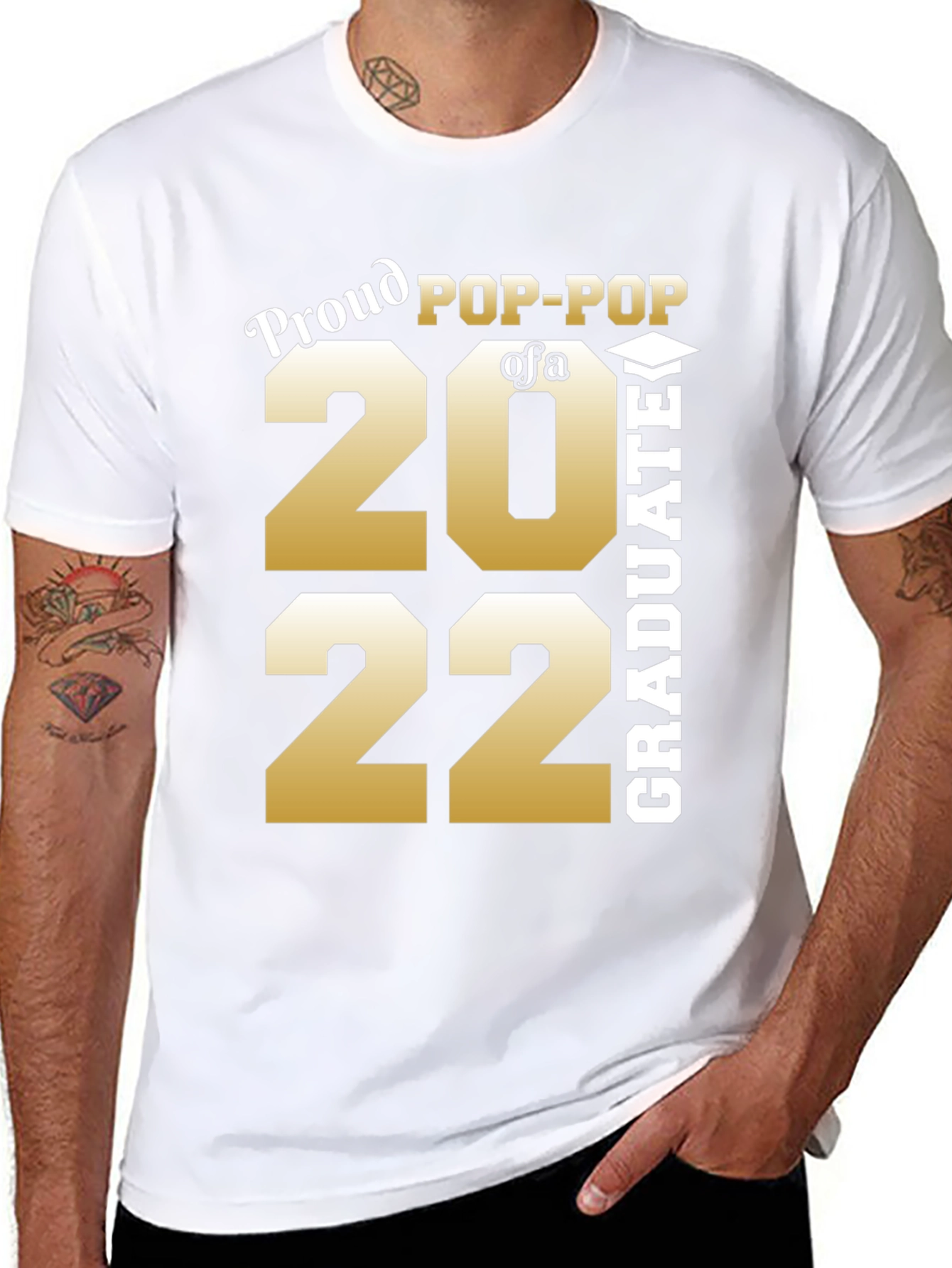 Proud Pop-Pop 2022 Graduate T-Shirt
