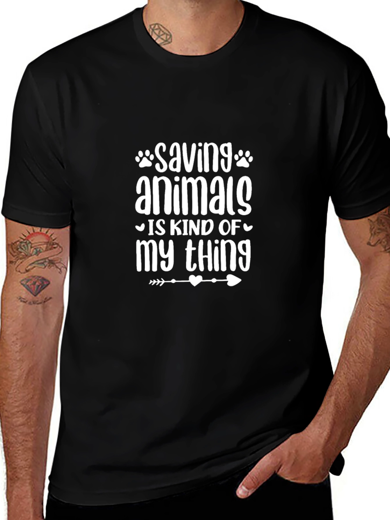 Saving Animals Is My Thing Graphic Tee