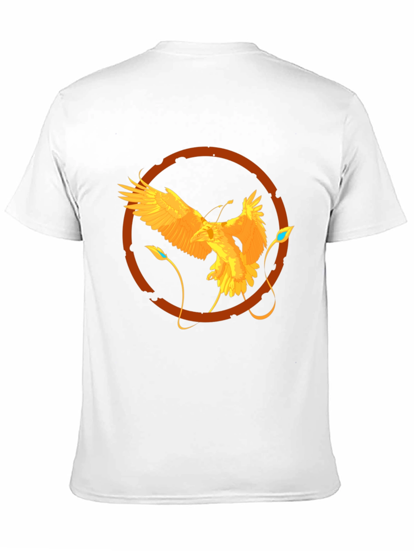 Raven Circle Graphic Tee - Stylish Mens Black T-Shirt