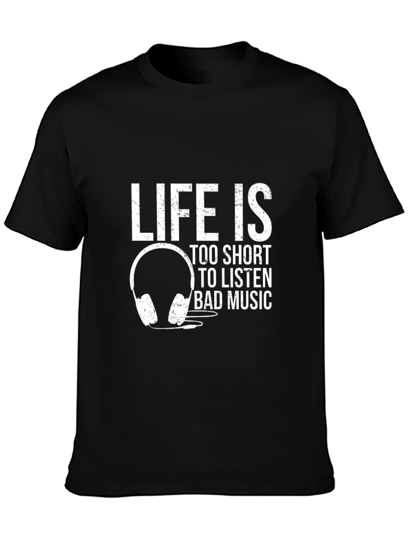 Life Is Too Short Music T-Shirt