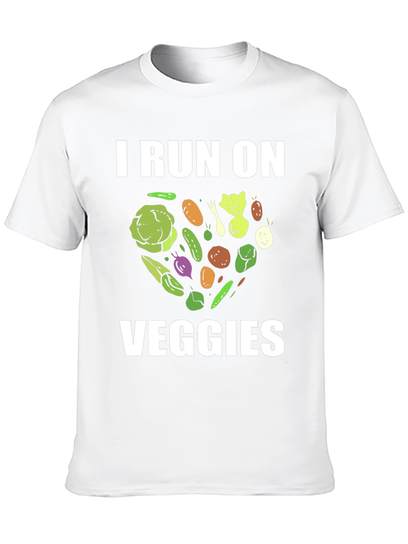 I Run On Veggies Graphic T-Shirt