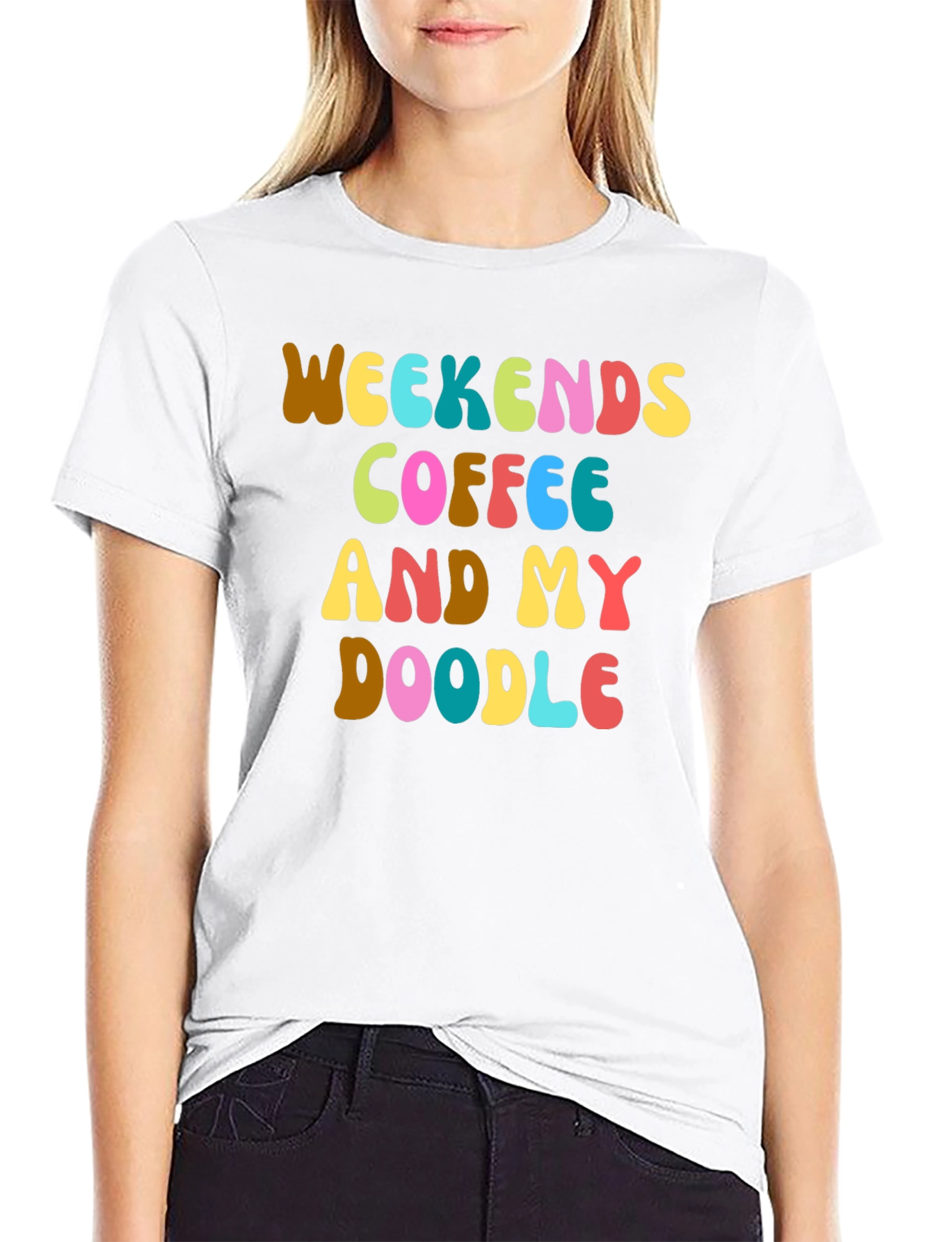 Weekends Coffee and My Doodle Graphic T-Shirt