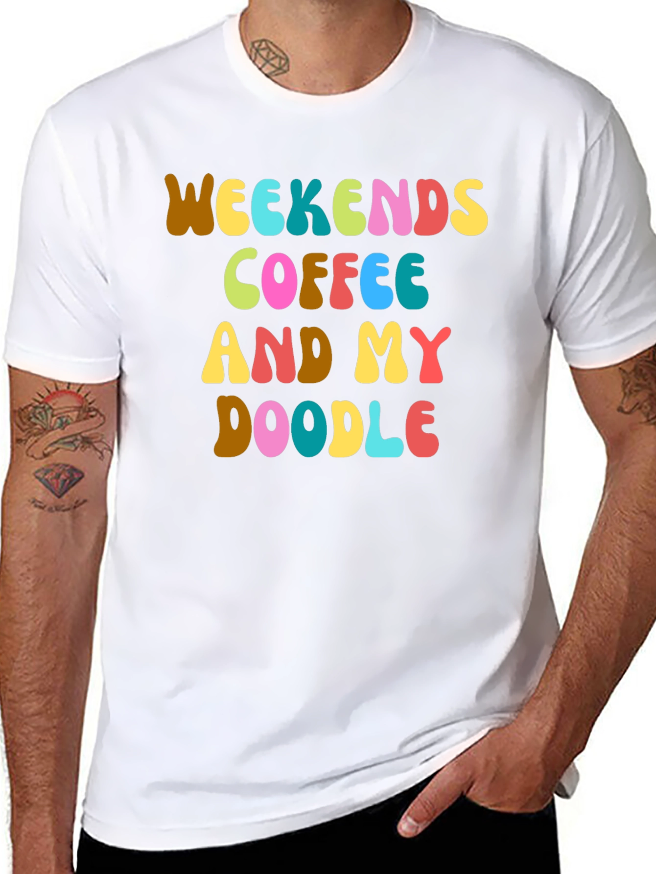Weekends Coffee and My Doodle Graphic T-Shirt