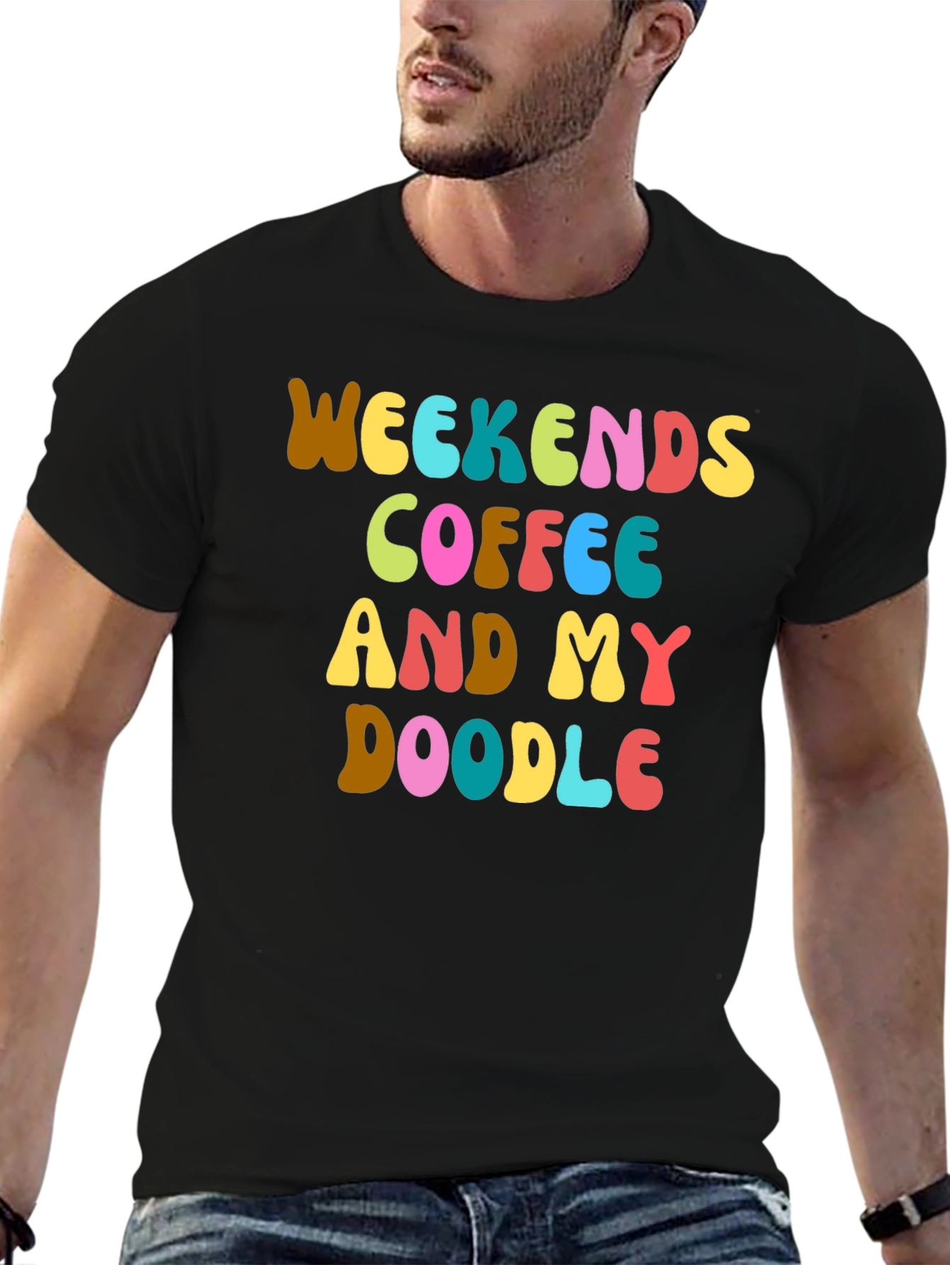 Weekends Coffee and My Doodle Graphic T-Shirt