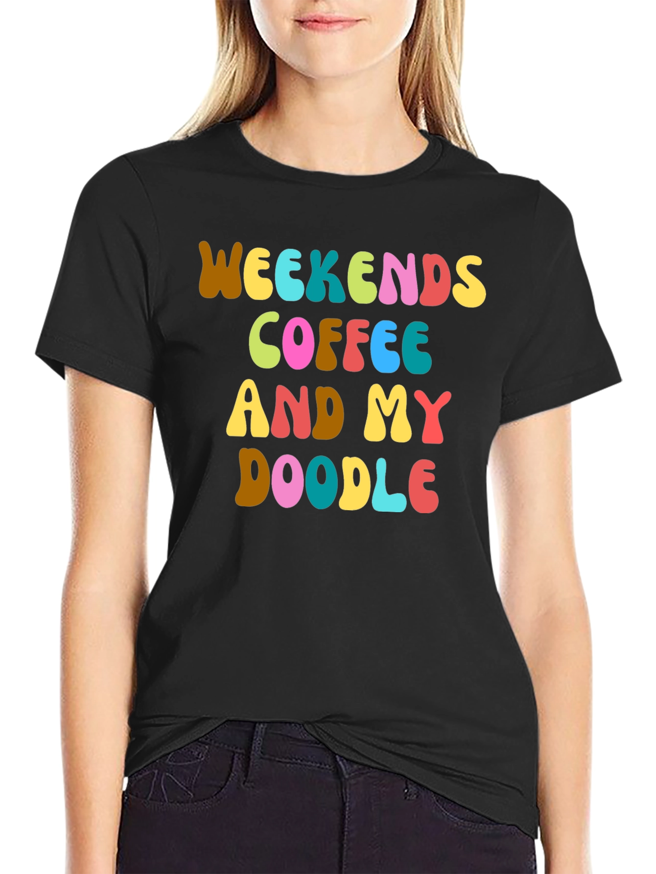 Weekends Coffee and My Doodle Graphic T-Shirt