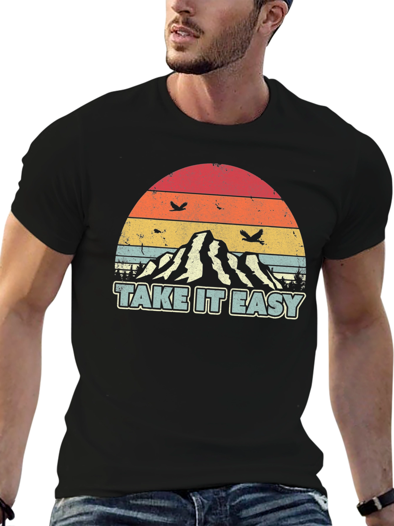 Take It Easy Retro Graphic Tee
