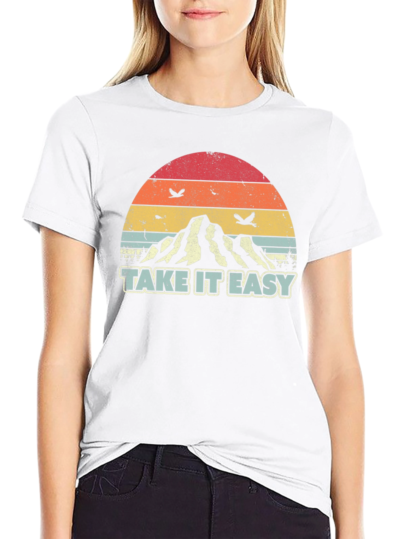 Take It Easy Retro Graphic Tee