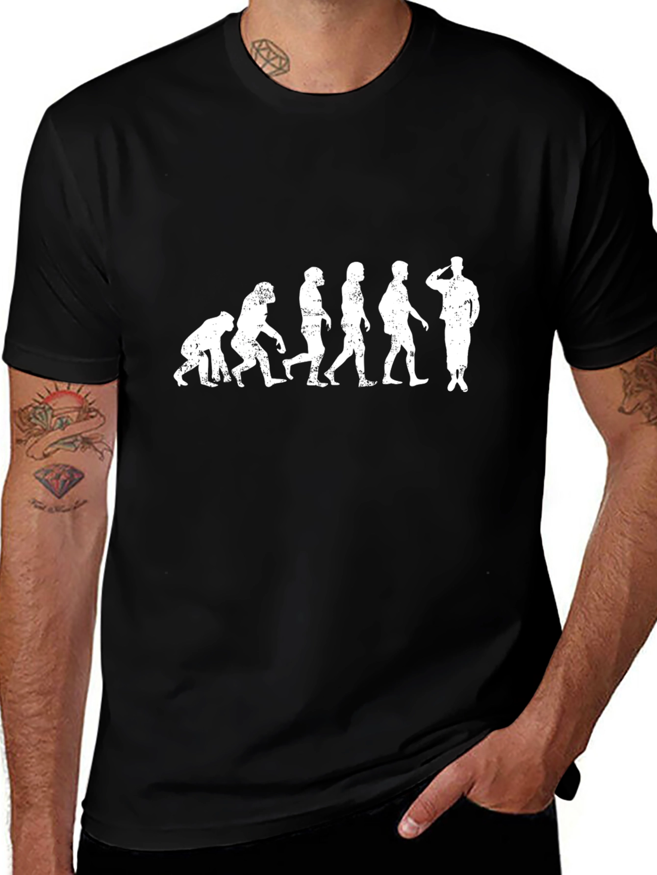 Evolution of a Soldier T-Shirt
