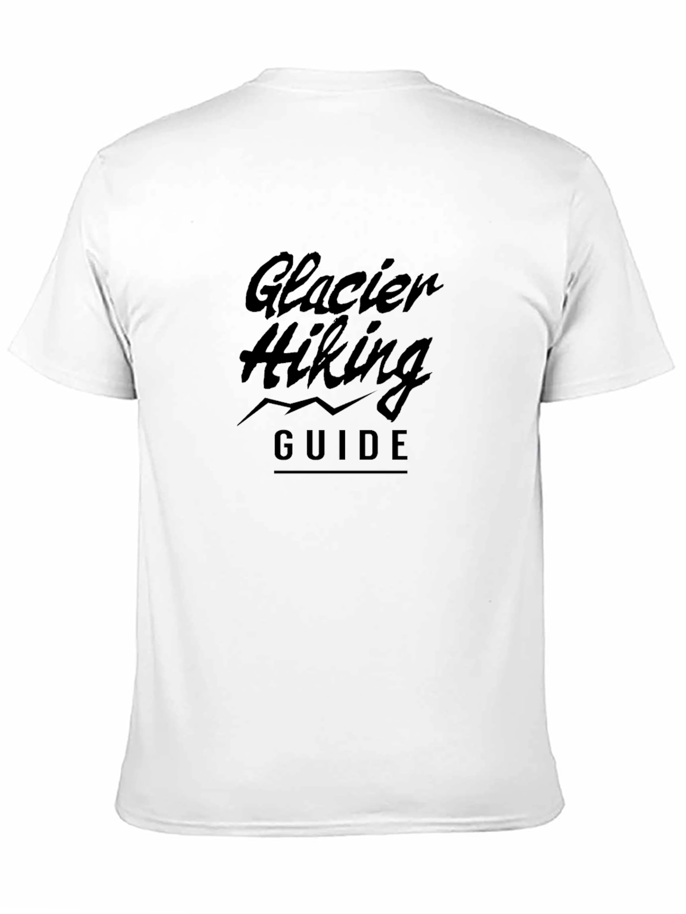 Glacier Hiking Guide Black T-Shirt