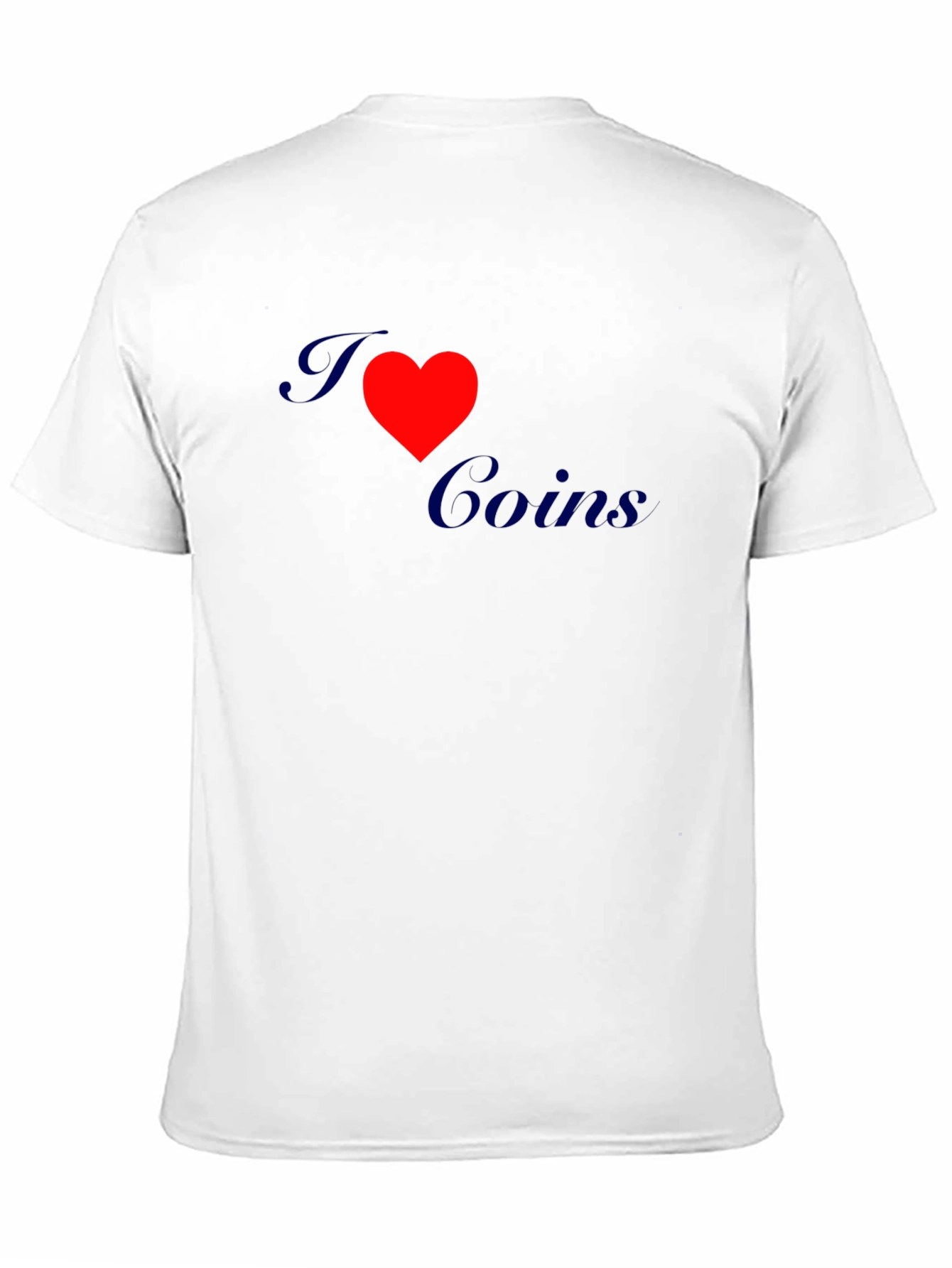 I Love Coins Graphic Tee - Black
