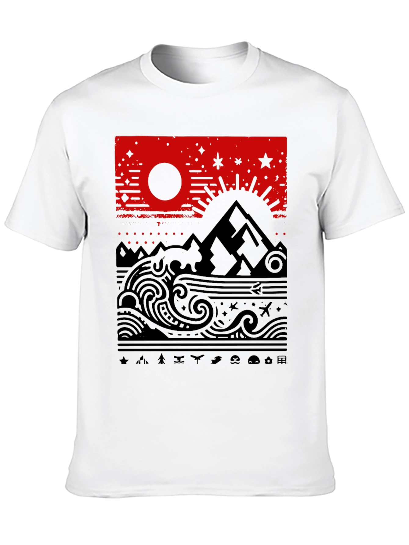 Nature Inspired Graphic T-Shirt