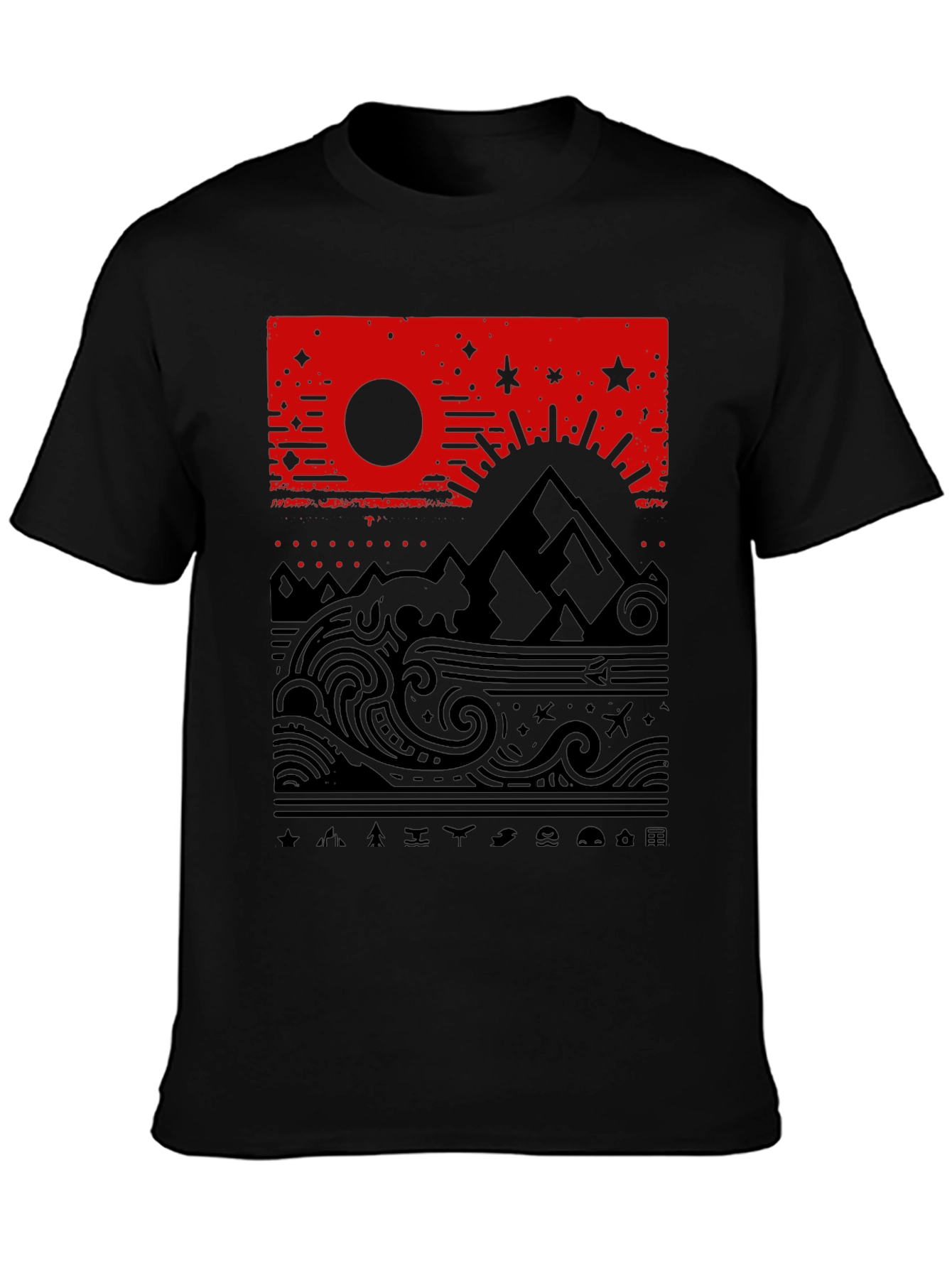 Nature Inspired Graphic T-Shirt