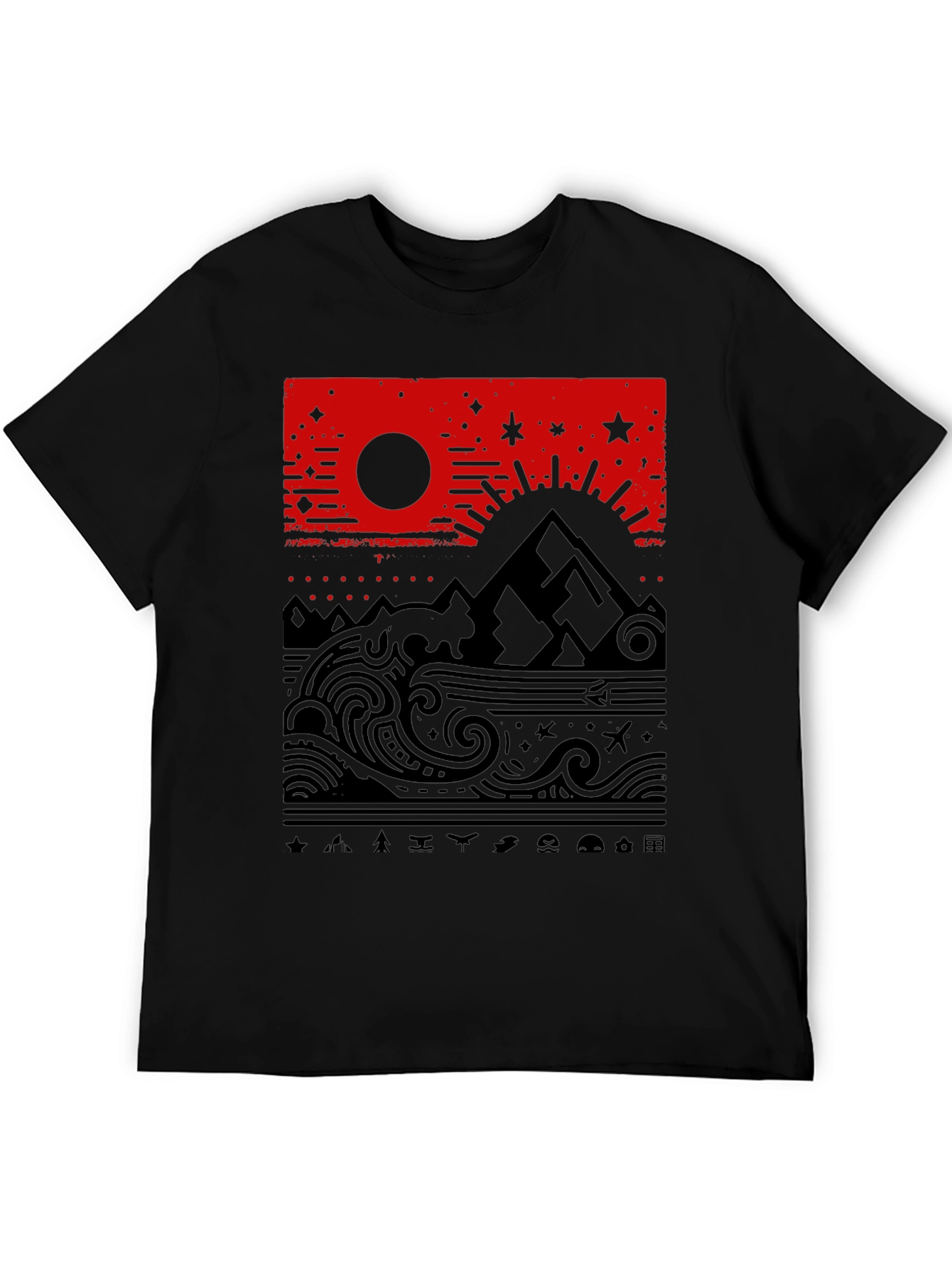 Nature Inspired Graphic T-Shirt