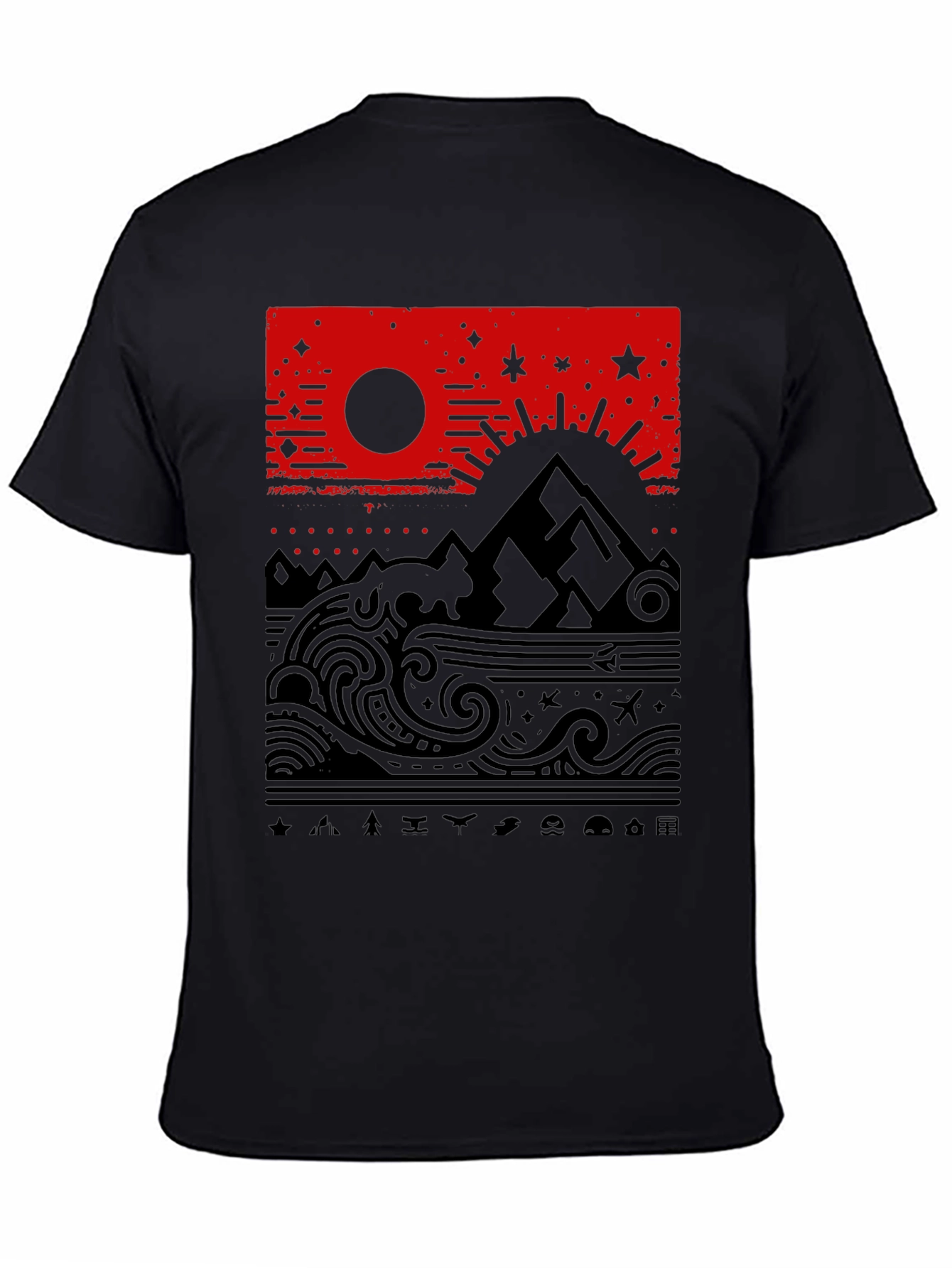 Nature Inspired Graphic T-Shirt