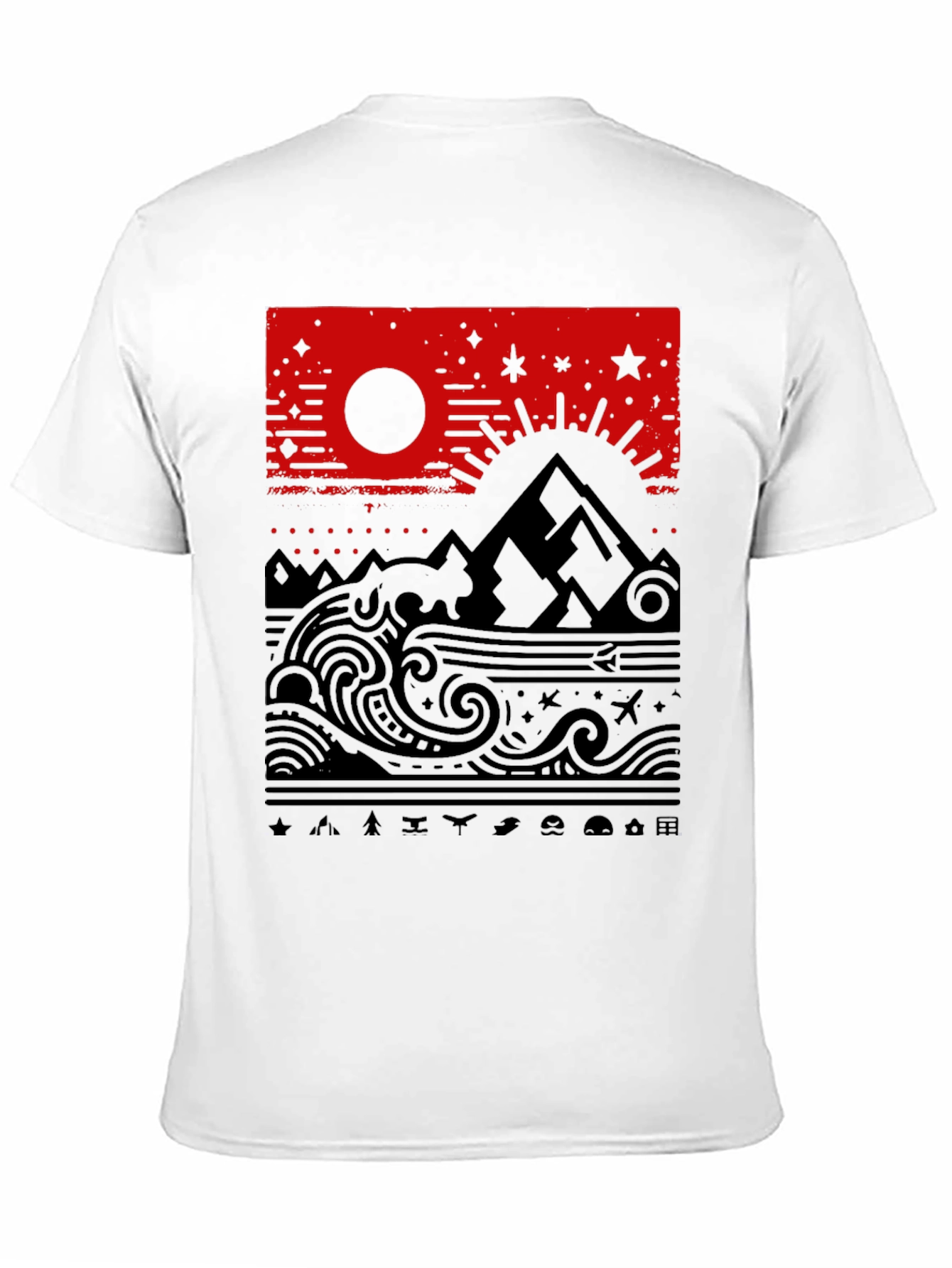 Nature Inspired Graphic T-Shirt