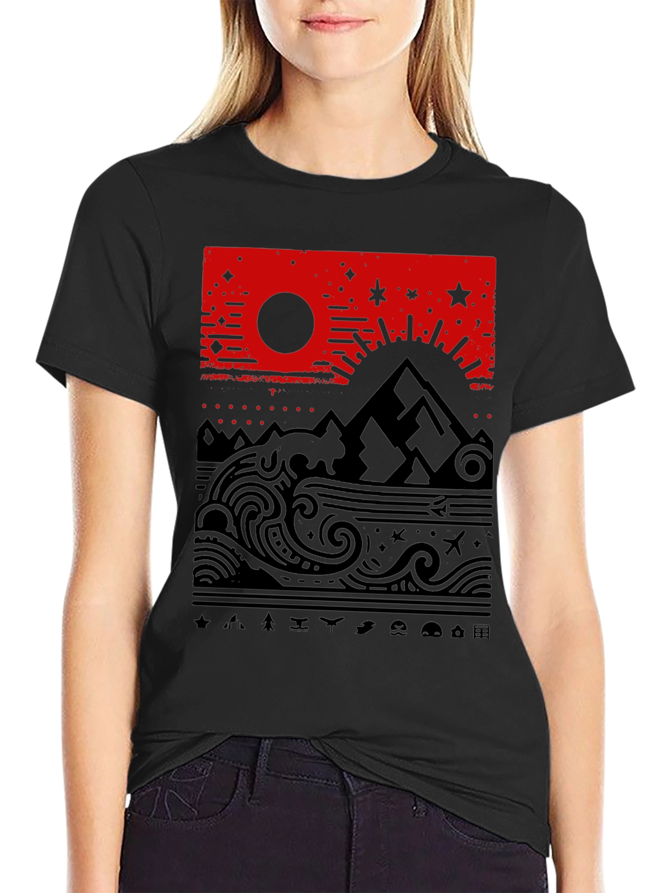 Nature Inspired Graphic T-Shirt