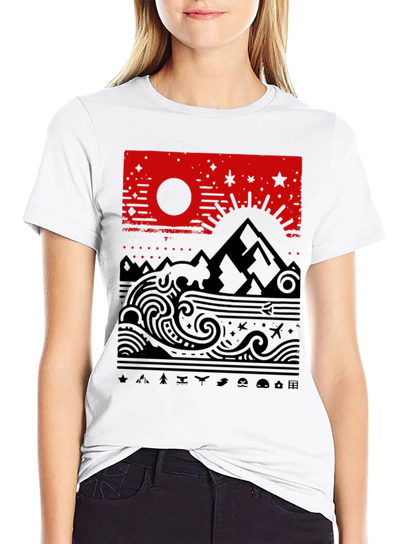 Nature Inspired Graphic T-Shirt