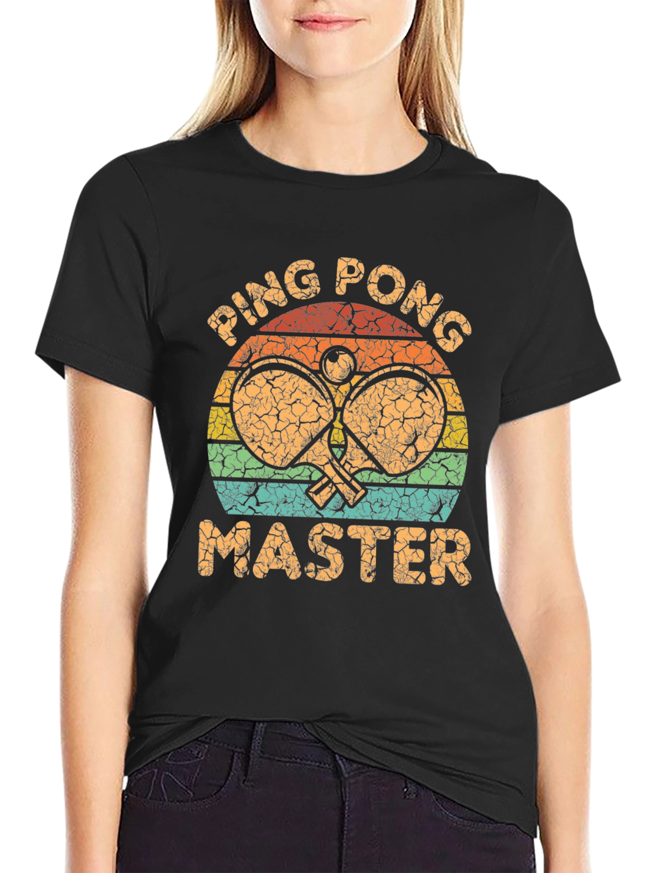 Ping Pong Master Graphic Tee - Retro Style