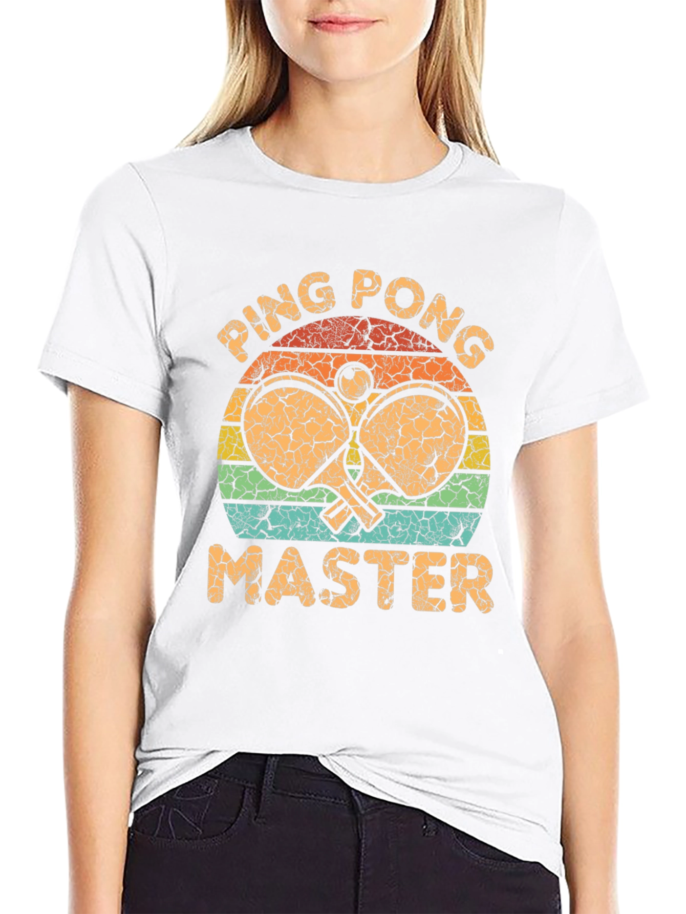 Ping Pong Master Graphic Tee - Retro Style