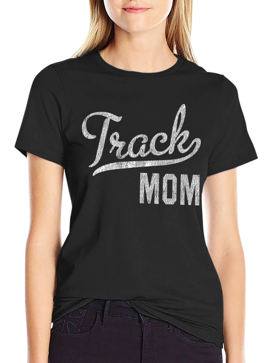 Track Mom T-Shirt - Stylish Support for Track and Field