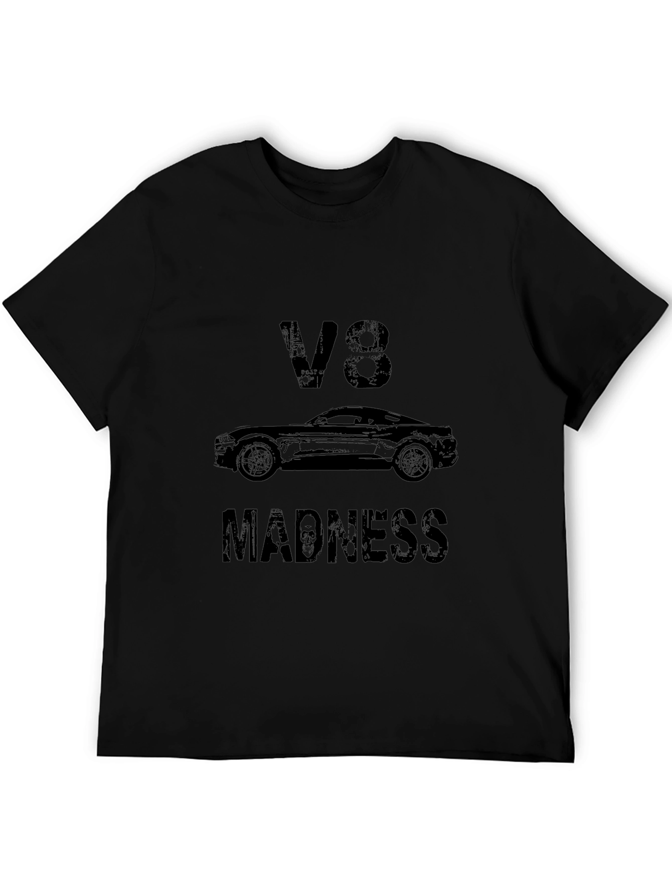 V8 Madness Graphic T-Shirt - Black