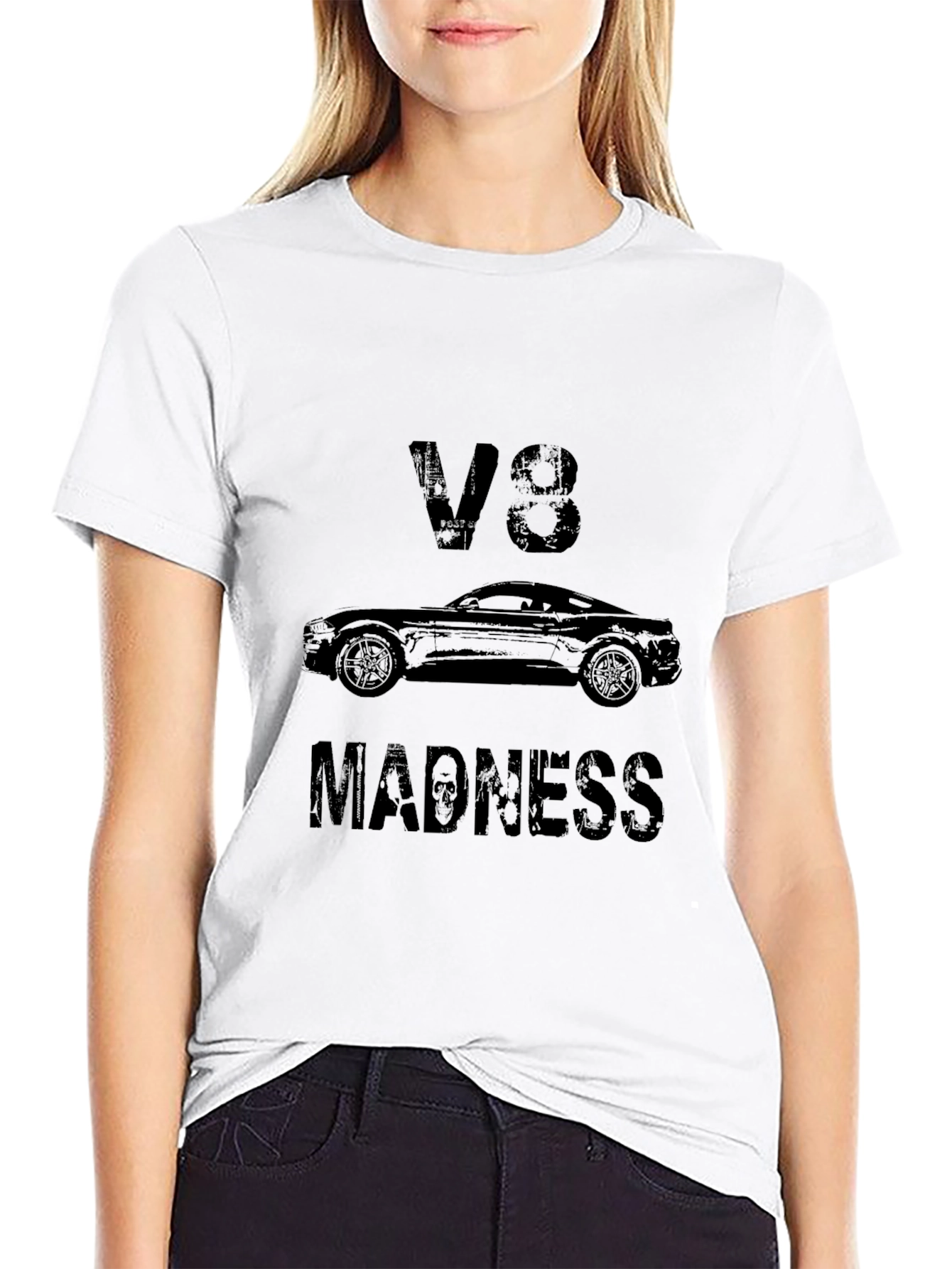 V8 Madness Graphic T-Shirt - Black