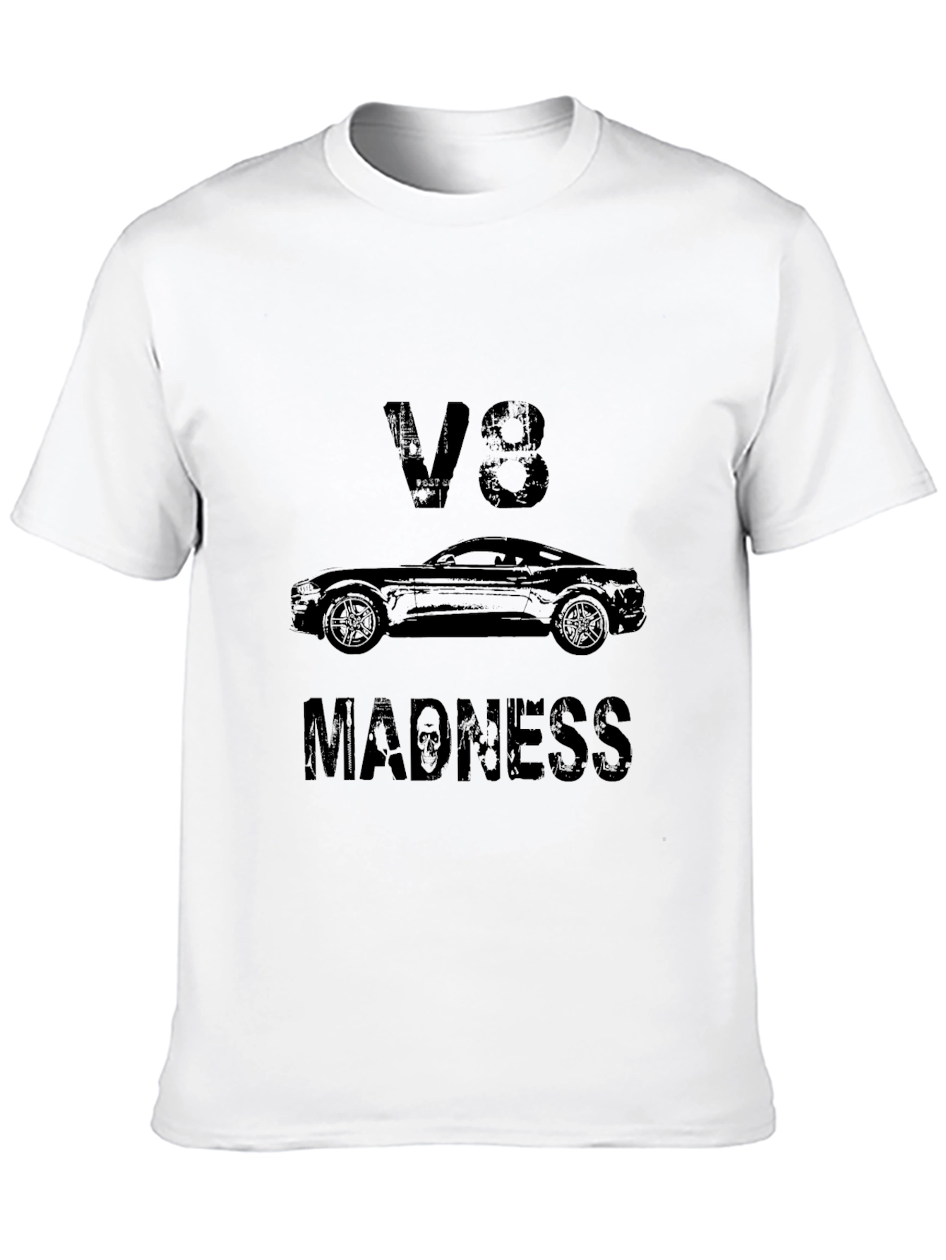 V8 Madness Graphic T-Shirt - Black