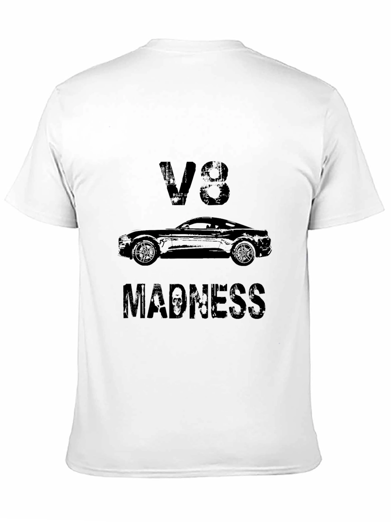 V8 Madness Graphic T-Shirt - Black