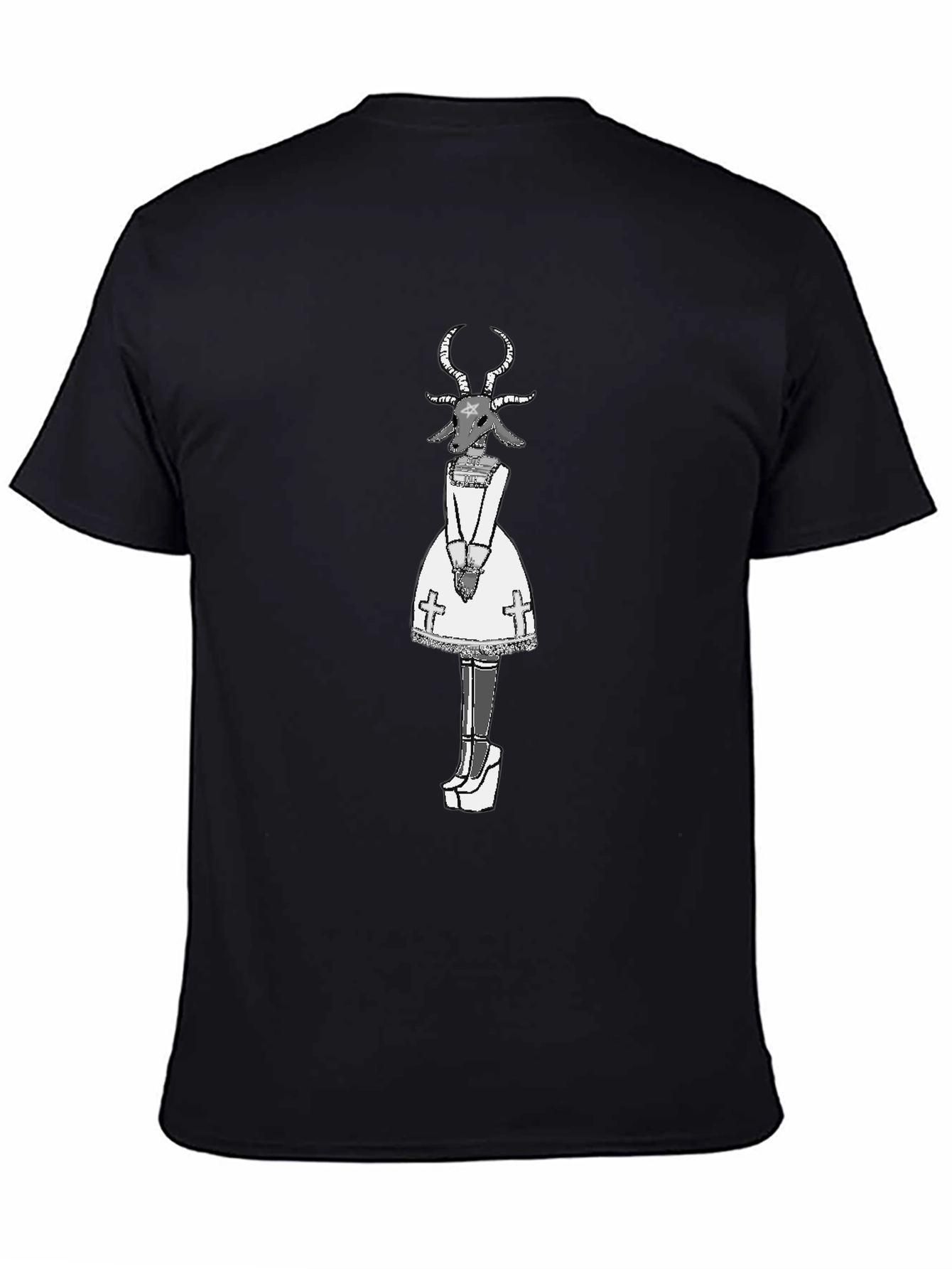 Baphomet Graphic Tee - Occult Fashion