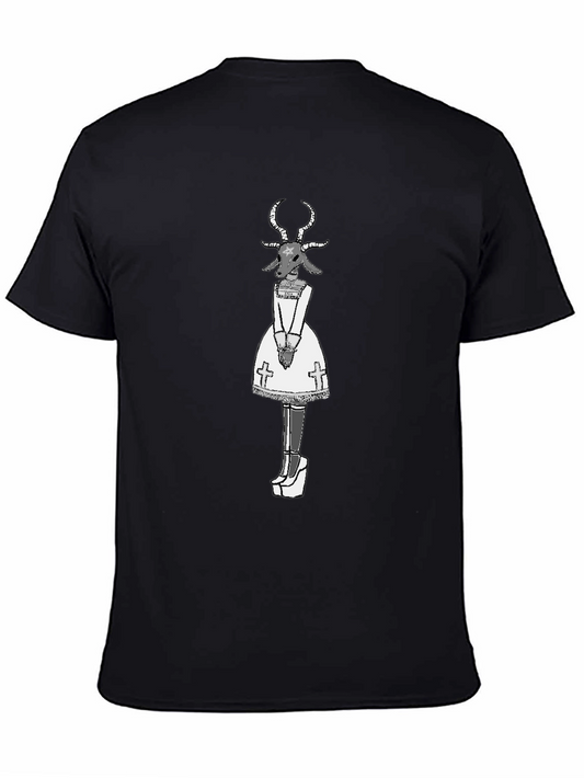 Baphomet Graphic Tee - Occult Fashion