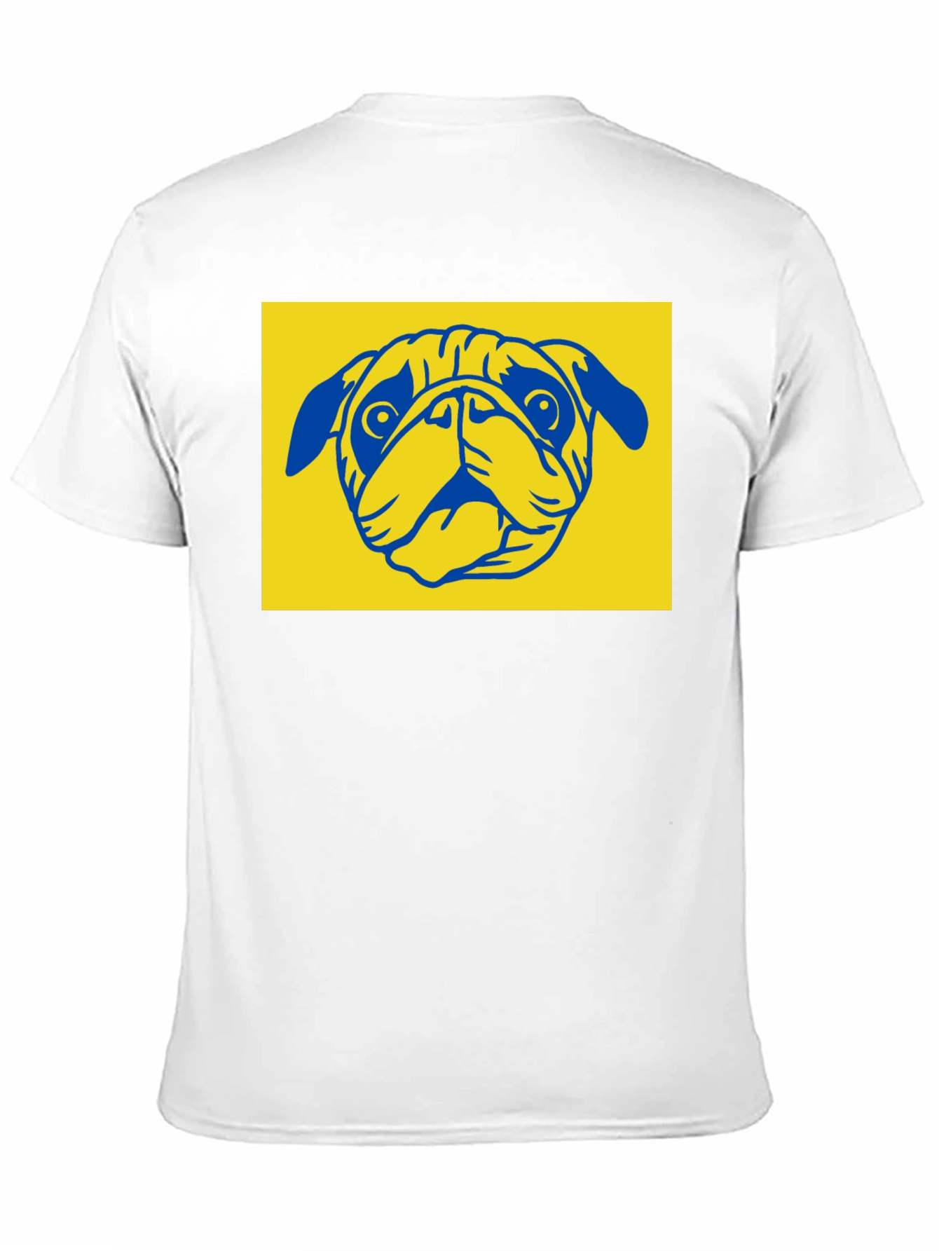 Pug Graphic Tee - Stylish Black Cotton Blend
