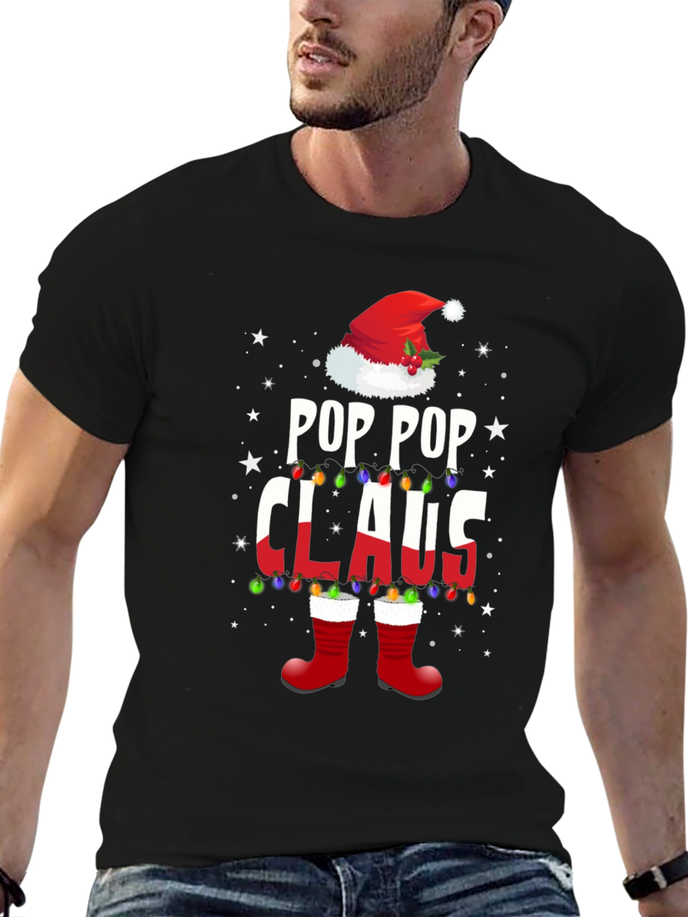 Pop Pop Claus Christmas T-Shirt