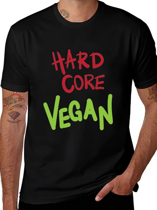 Hardcore Vegan T-Shirt - Bold Statement Tee