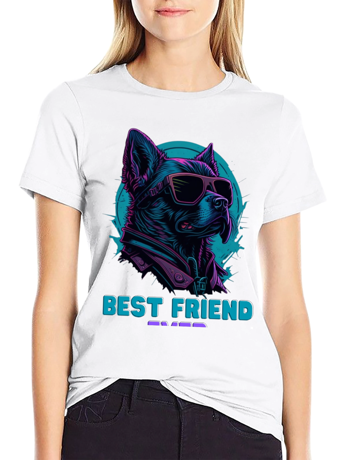 Best Friend Ever T-Shirt - Cool Dog Design