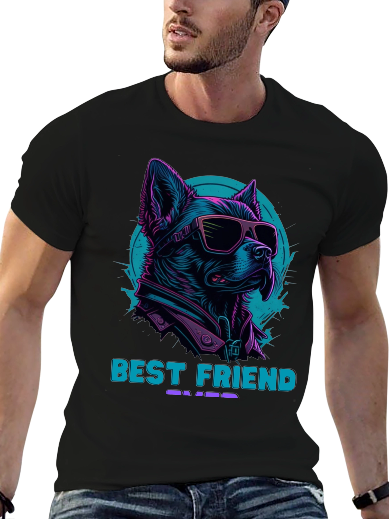 Best Friend Ever T-Shirt - Cool Dog Design