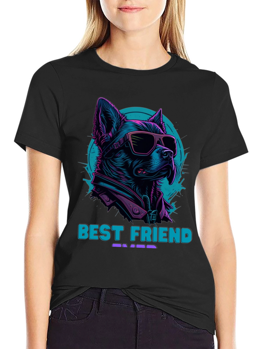 Best Friend Ever T-Shirt - Cool Dog Design