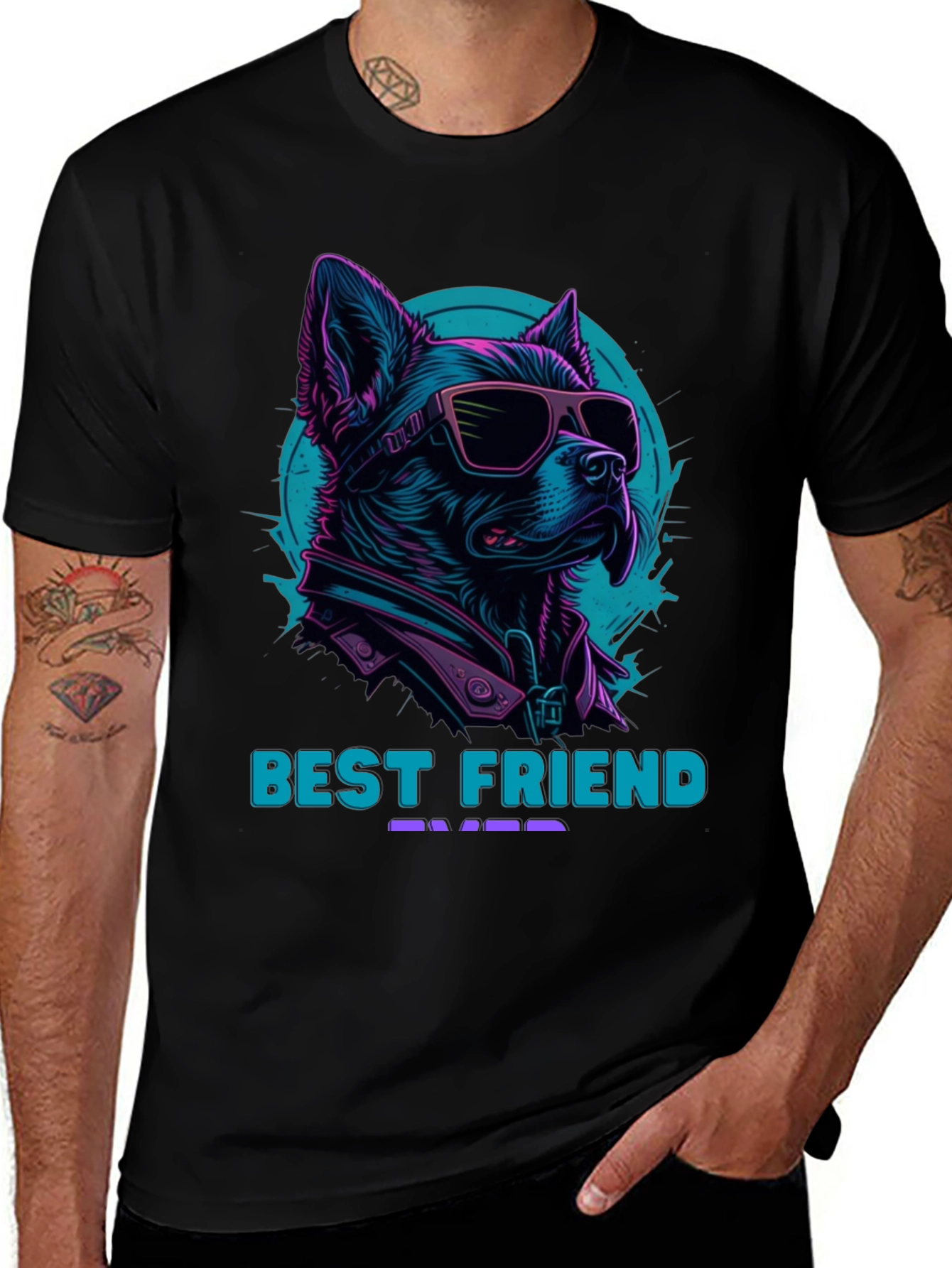 Best Friend Ever T-Shirt - Cool Dog Design