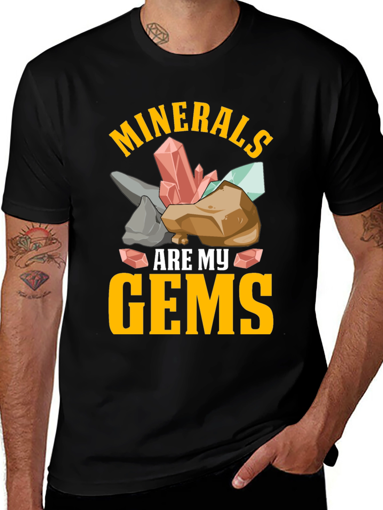 Minerals Are My Gems Graphic T-Shirt