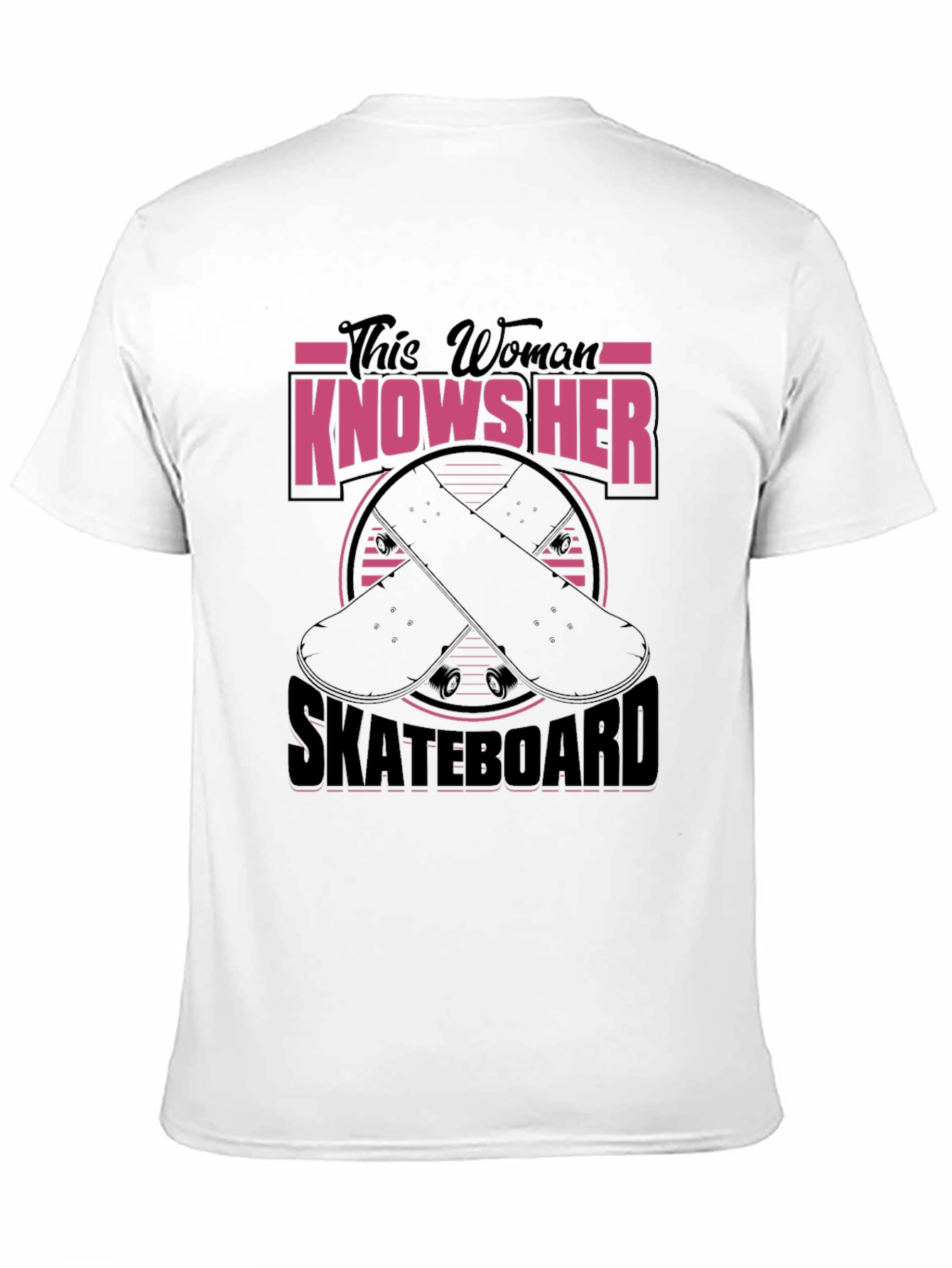 Skateboarder Graphic Tee - This Woman Knows Her Skateboard