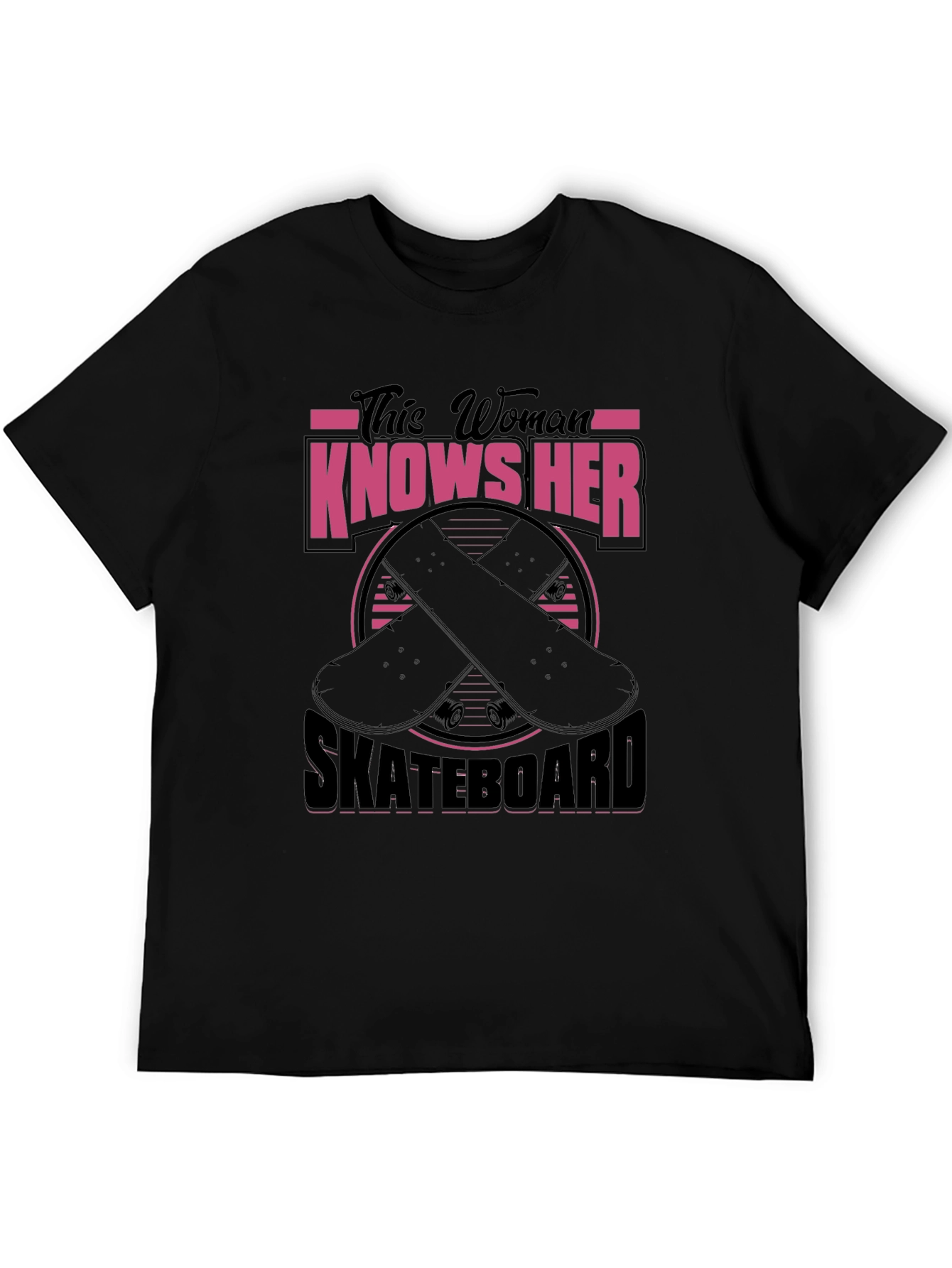Skateboarder Graphic Tee - This Woman Knows Her Skateboard