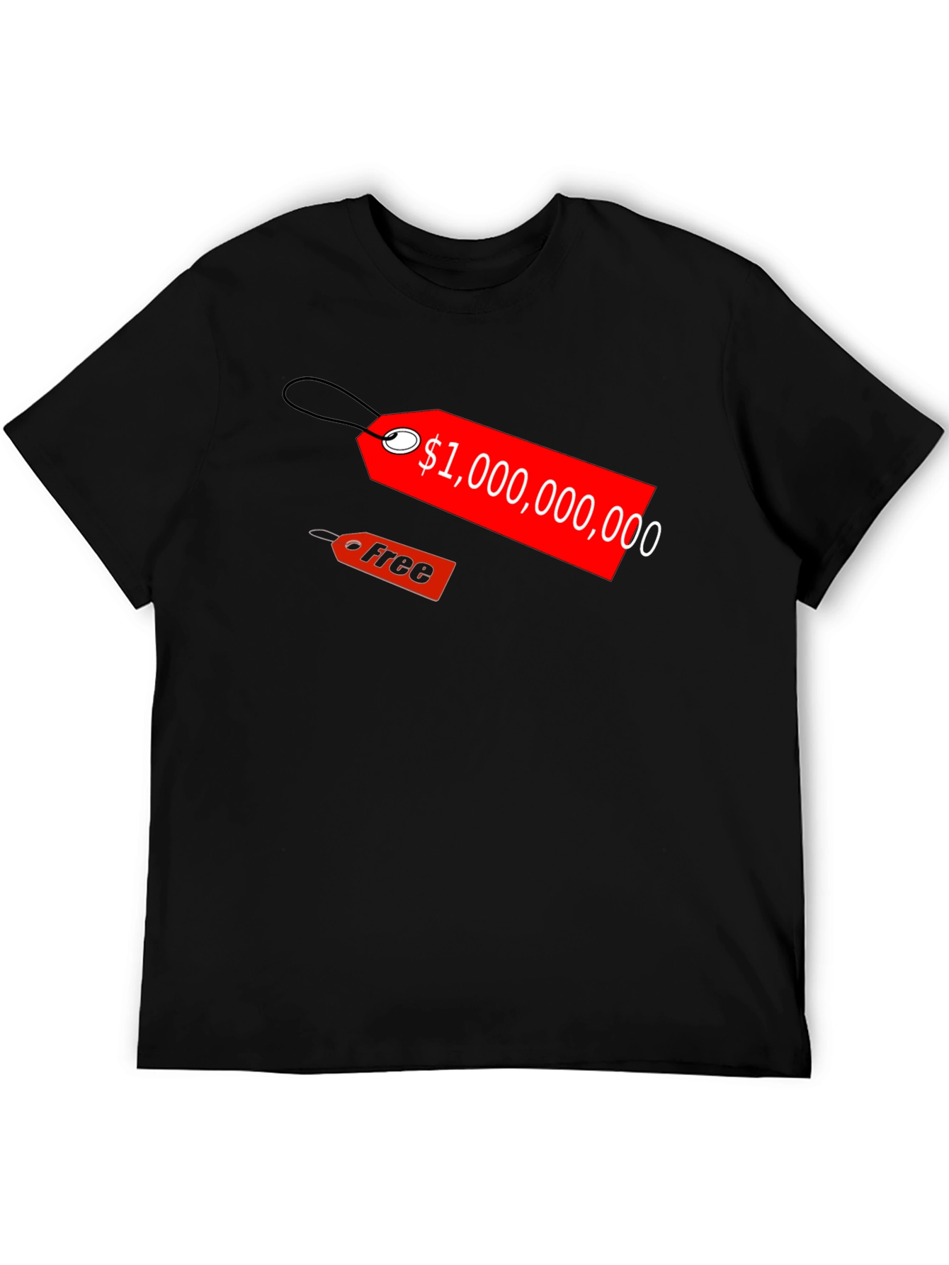 Million Dollar Dream Tee - Black Cotton Graphic T-Shirt
