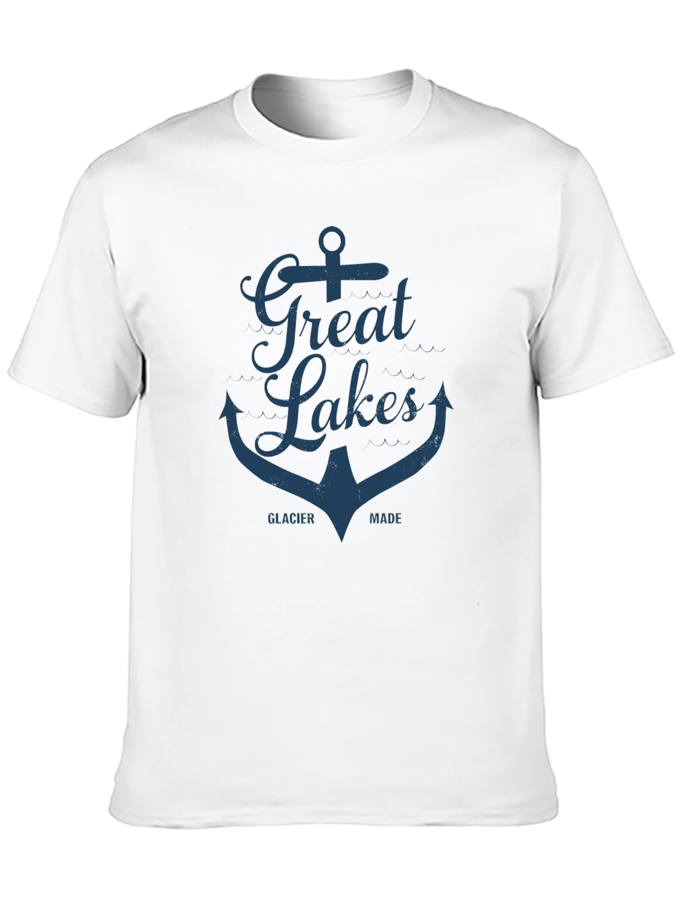 Great Lakes Anchor T-Shirt - Glacier Made Design