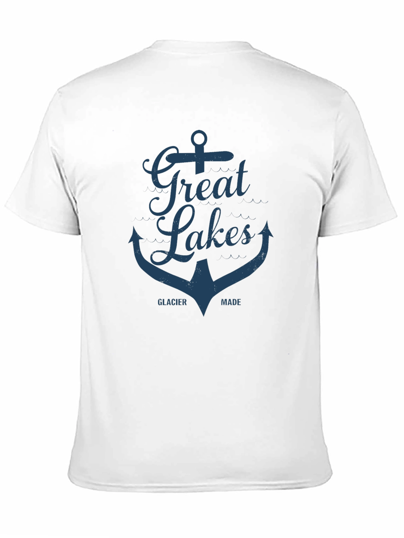 Great Lakes Anchor T-Shirt - Glacier Made Design