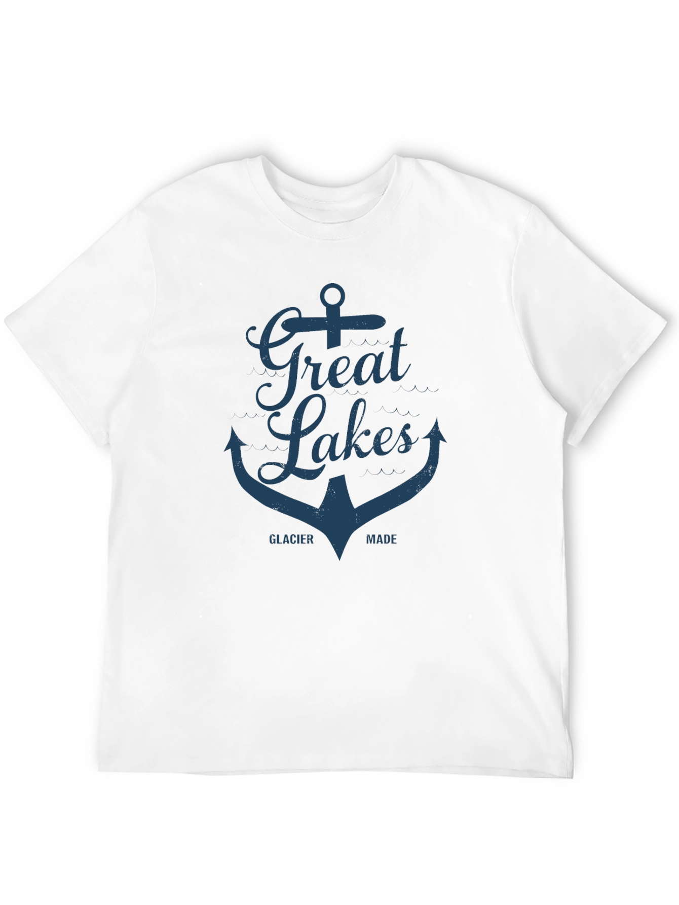 Great Lakes Anchor T-Shirt - Glacier Made Design