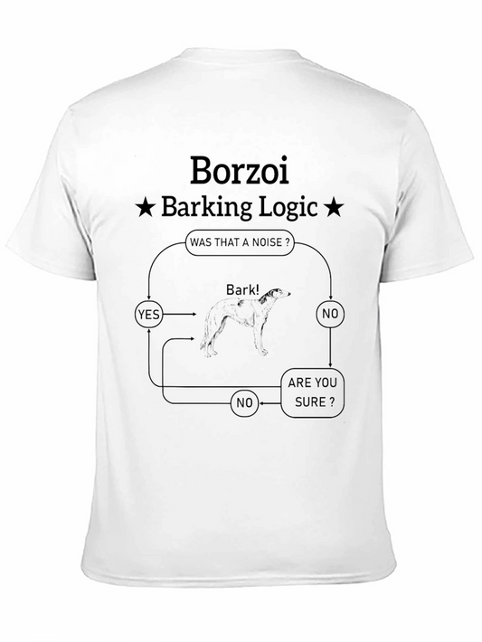 Borzoi Barking Logic T-Shirt